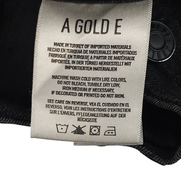 Womens 26 Black Grunge Skinny Jeans Emo Distressed Raw Hem Rocker Slim Casual - Picture 14 of 15